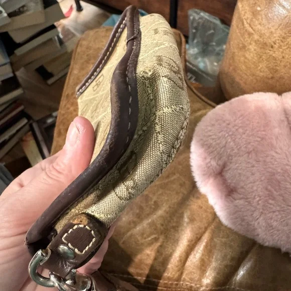 Dooney & Bourke Tan and Brown Clutch - Picture 6 of 6